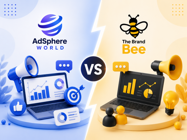 AdSphere World vs The Brand Bee — Which Agency is Right for You